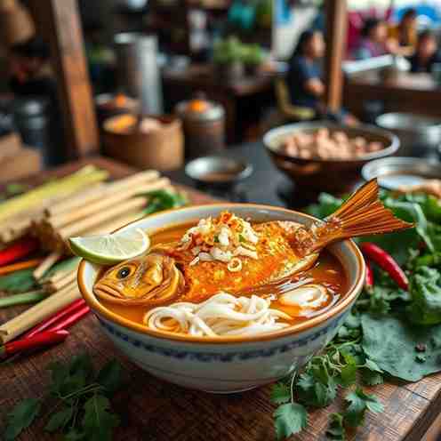 Mohinga - Fish Soup Recipe